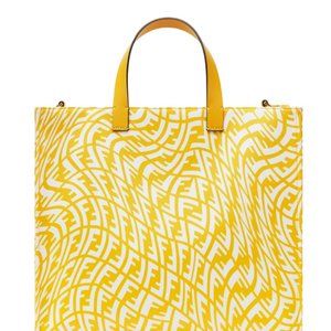 Fendi monogram-print shopping bag